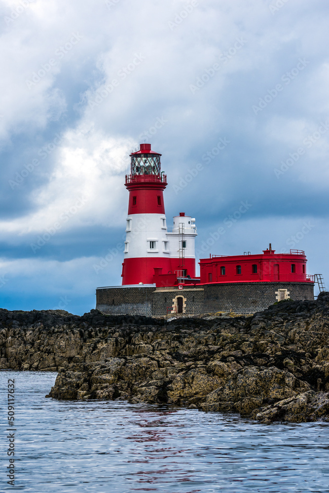 Longstone Lighthouse, Farne Islands, Northumberland, UK.