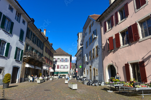 Altstadt Lutry  Distrikt Lavaux-Oron des Kantons Waadt   Schweiz