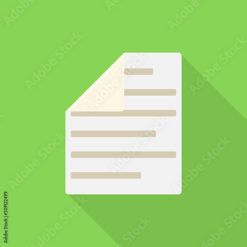 Document and form for the questionnaire. Illustration and icon of exam and list. Office paper and test checklist. Vector