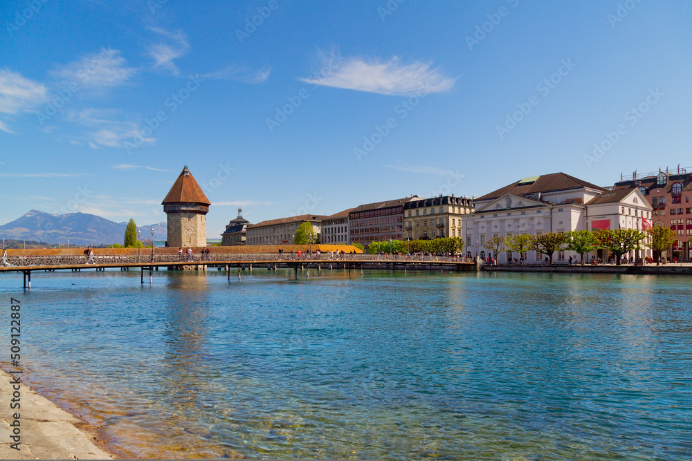 Historische Altstadt von Luzern, Schweiz