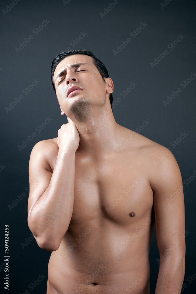 Fototapeta premium My Neck Hurts