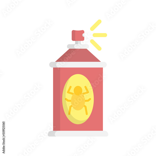Bug Spray icon design template vector illustration