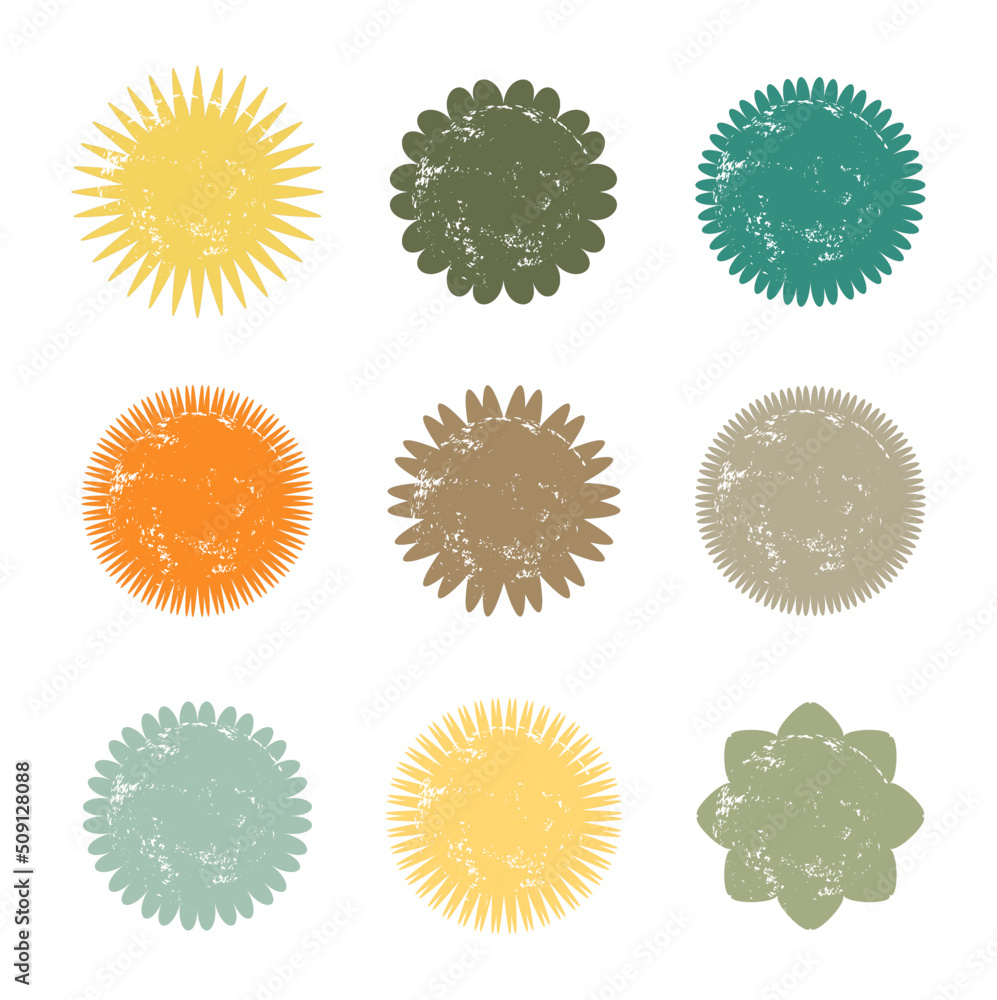 Fototapeta premium vector set of colorful buttons