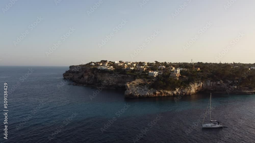 Cala Es Llombards in Santanyi in Mallorca or Majorca, Spain Cala Es Llombards in Santanyi in Mallorca or Majorca, Spain