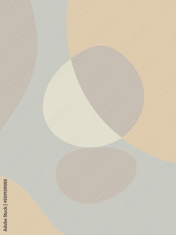 Abstract shapes background. Circles and lines in pastel colors. Minimalist illustration in Scandinavian style. Abstract shapes background. Circles and lines in pastel colors. Minimalist illustration in Scandinavian style.
