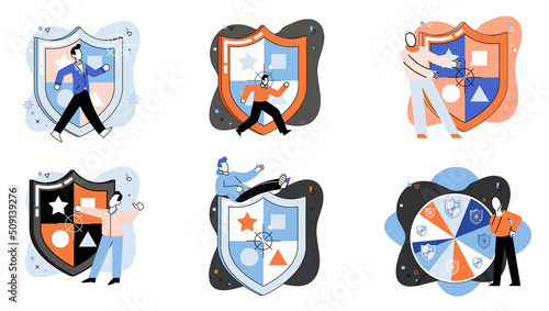 Confidence concept. Person has private conversation metaphor. Confidential communication. Trust property, reassuring partnerships, conviction. Protection of intellectual property. Confidential data