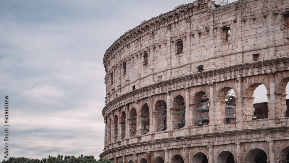 The famous Rome Colosseum, Italy