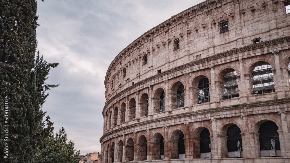 The famous Rome Colosseum, Italy