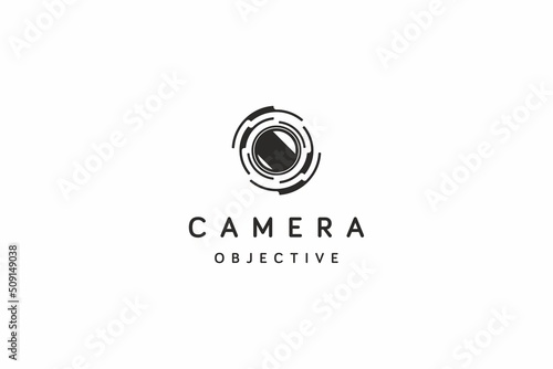 Template logo design solution for photo studio, photographer, blogger