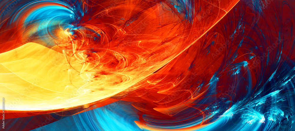 custom made wallpaper toronto digitalSummer solstice. Abstract sunny background. Fractal artwork for creative graphic design