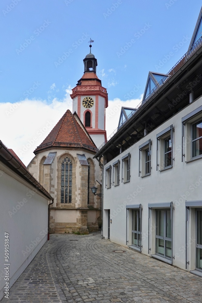 Weißenburg - Bayern - Spitalkirche von hinten
