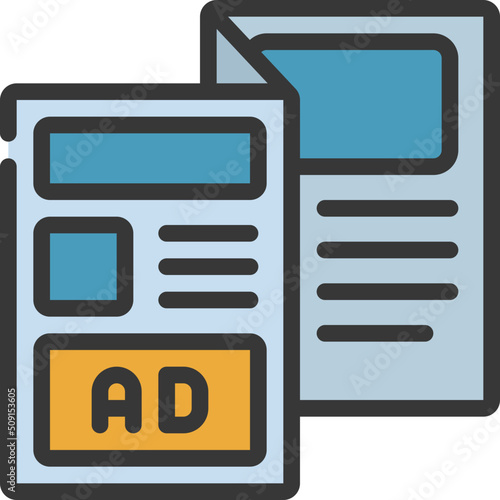 Brochure Ad Icon