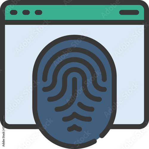 Website Biometrics Icon