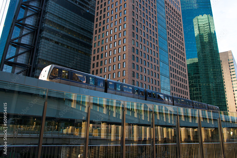 Naklejka premium Shiodome, Tokyo - 509154619