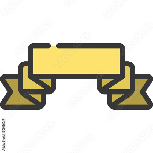 Multi Fold Ribbon Icon