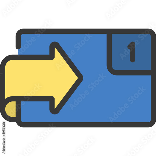 Arrow Banner Icon