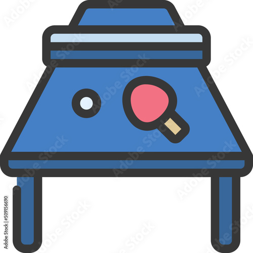 Ping Pong Table Icon