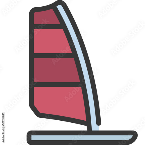 Wind Surfing Icon