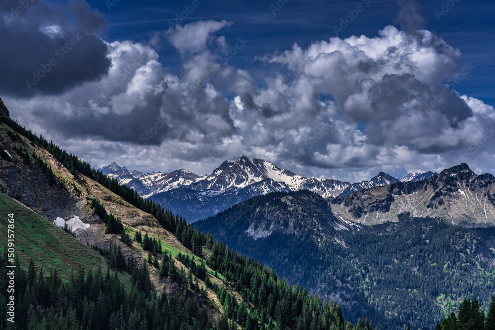 Allgäuer Alpen Bergpanorama