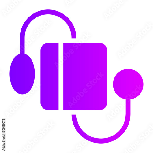 sphygmomanometer gradient icon