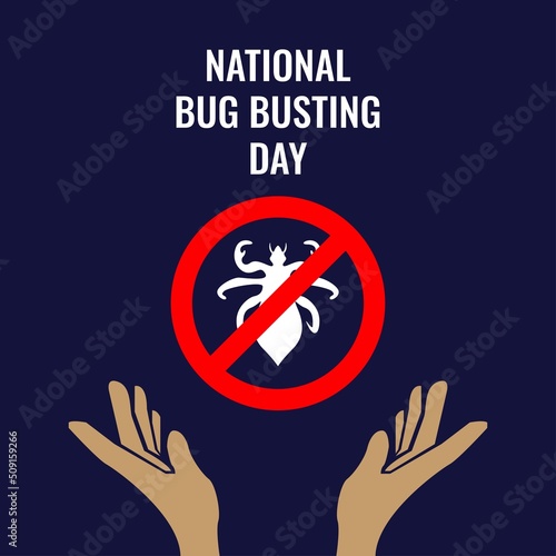 No Ticks Vector Icon. National Bug Buster Day Design Concept, suitable for social media post templates, posters, greeting cards, banners, backgrounds, brochures. Vector Illustration