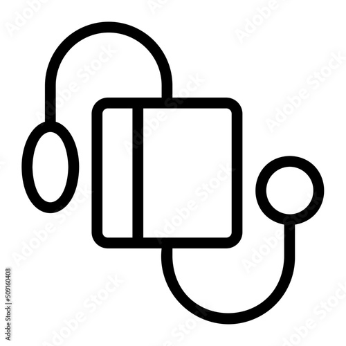 sphygmomanometer line icon