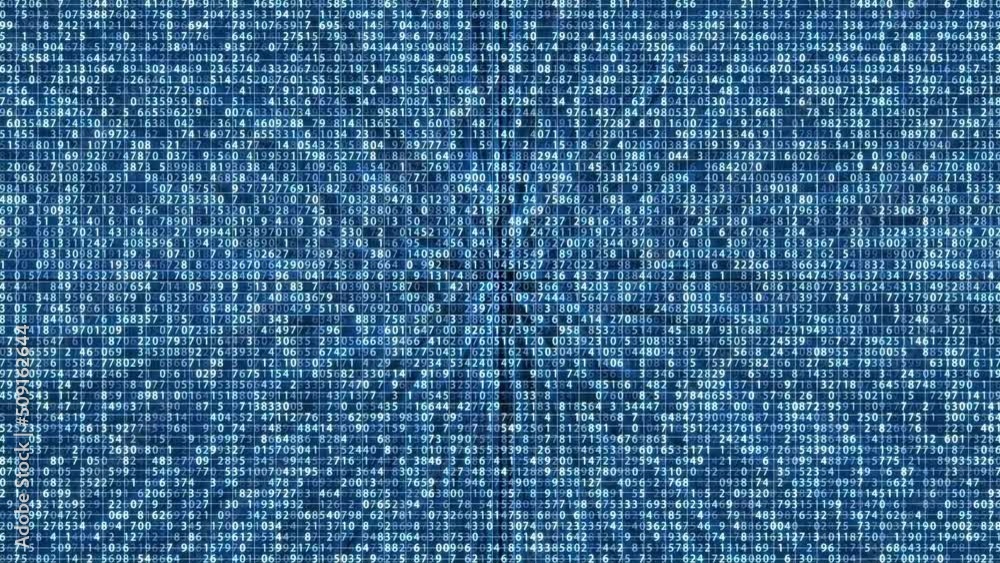 Digital password scrolling technology background. Digital password scrolling technology background.