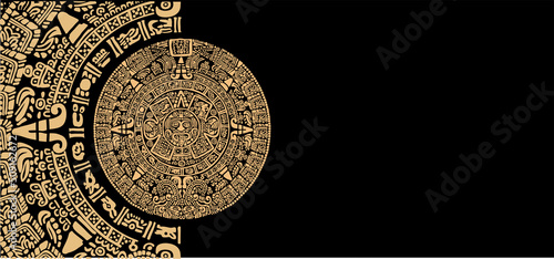 Fotografia Ancient Mayan Calendar
Images of characters of ancient American Indians