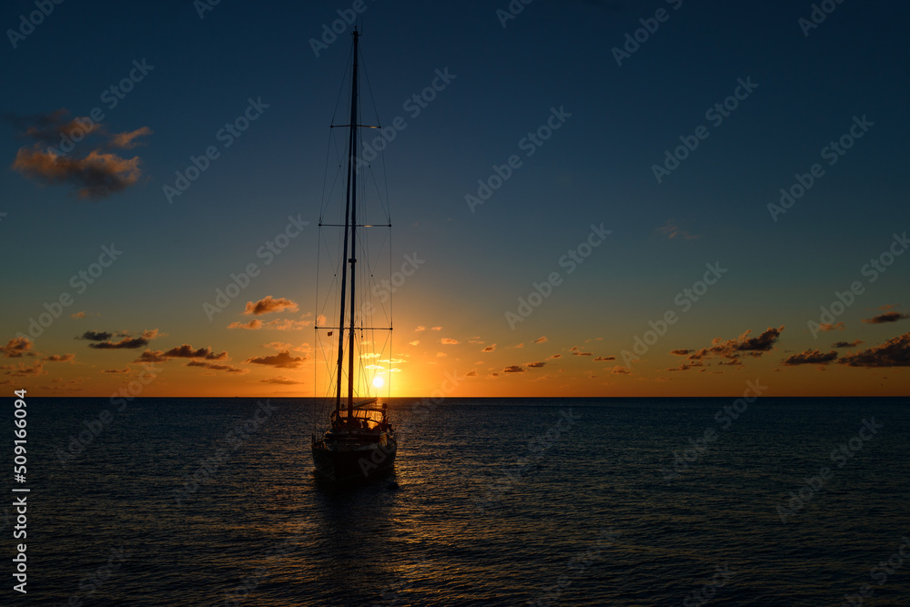 Sonnenuntergang  bei Mustique -  Saint Vincent and The Grenadines