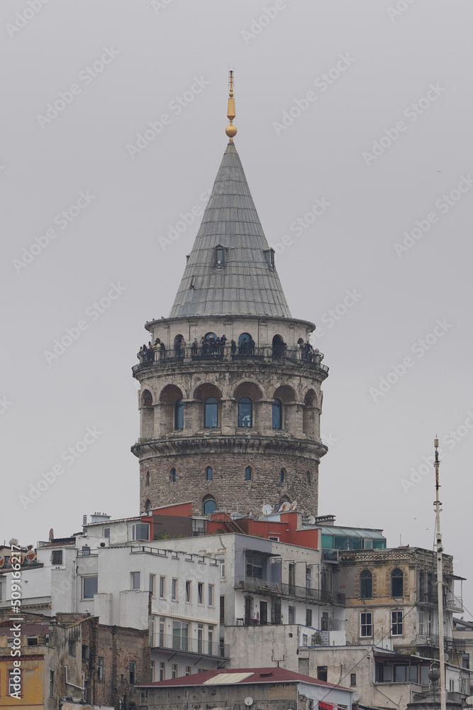 Obraz premium Galata Tower in Istanbul, Turkey