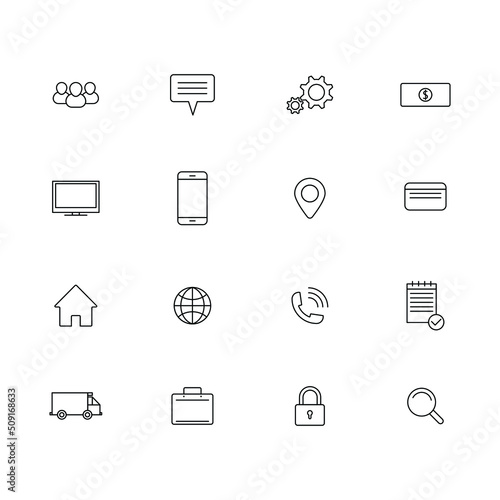 business icon vector for website symbol icon presentation
