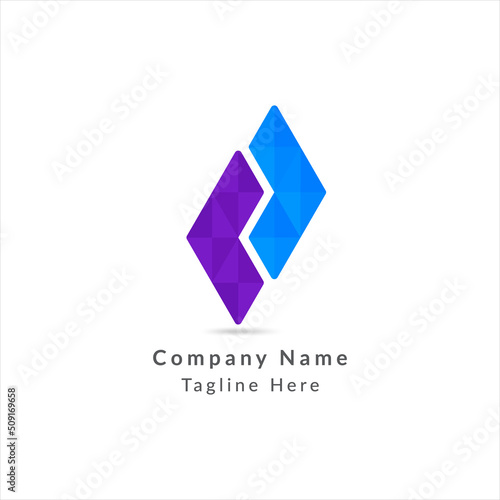 Modern S Letter Abstract Branding Identity logo design vector Template	
