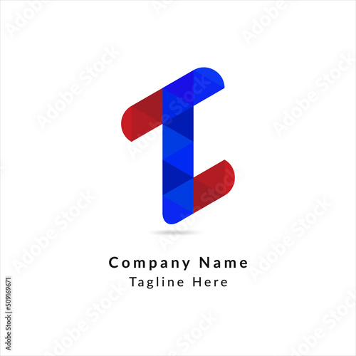 Modern T Letter Modern L Letter Abstract Branding Identity logo design vector Template