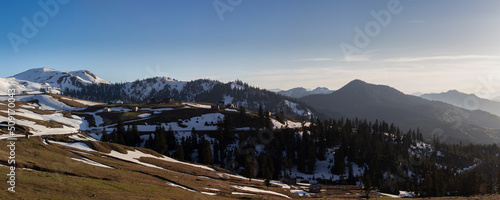 Mountain landscape panorama. © Elena