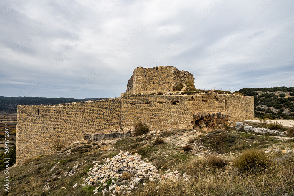 Rochafrida Castle in Beteta, Serrania de Cuenca. Castilla la Mancha, Spain
