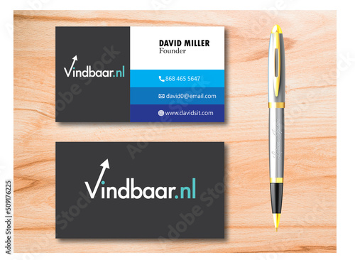 Most popular business card design template here