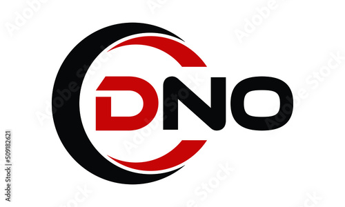 DNO swoosh three letter logo design vector template | monogram logo | abstract logo | wordmark logo | letter mark logo | business logo | brand logo | flat logo | minimalist logo | text | word | symbol