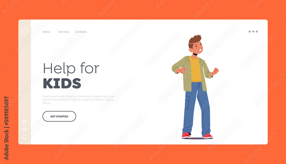 Help for Kids Landing Page Template. Angry Little Boy Evil Facial Expression. Unhappy Furious Kid Negative Emotion Help for Kids Landing Page Template. Angry Little Boy Evil Facial Expression. Unhappy Furious Kid Negative Emotion