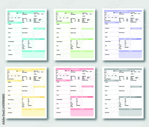 Nurse Patient Report Sheet