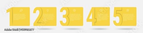 yellow color timeline infographic design. for business concept
