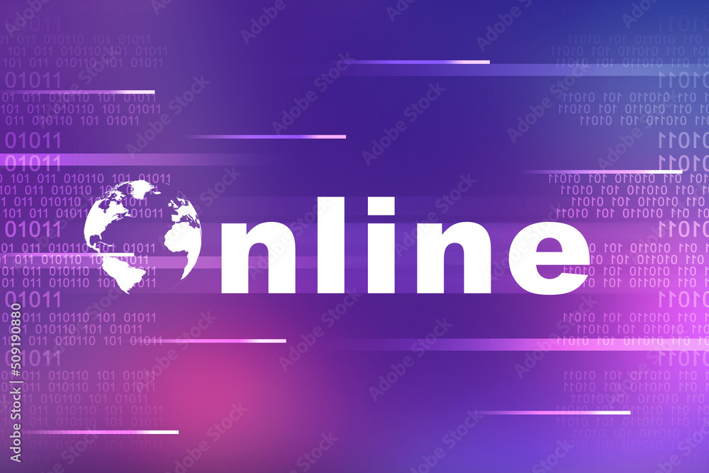 2d online media technology concept
2d online media technology concept