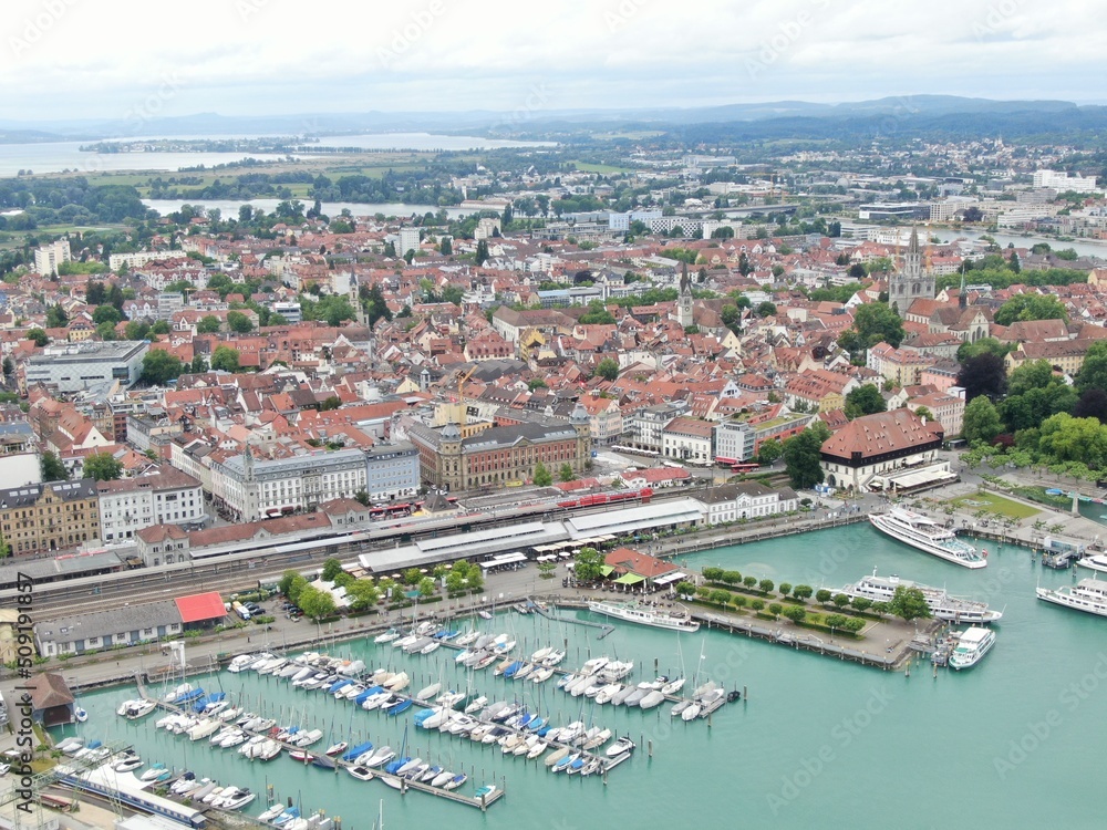 Cityscape of Kostanz at Lake Constance