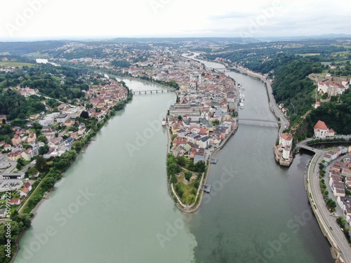 Cityscape of Passau, Germany