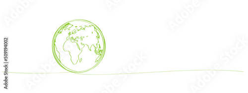 Sustainability development background banner with hand drawn, Save the world, Environmental and Ecology concept, Vector illustration
