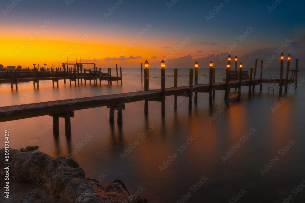 Obraz premium Grassy Key Sunset