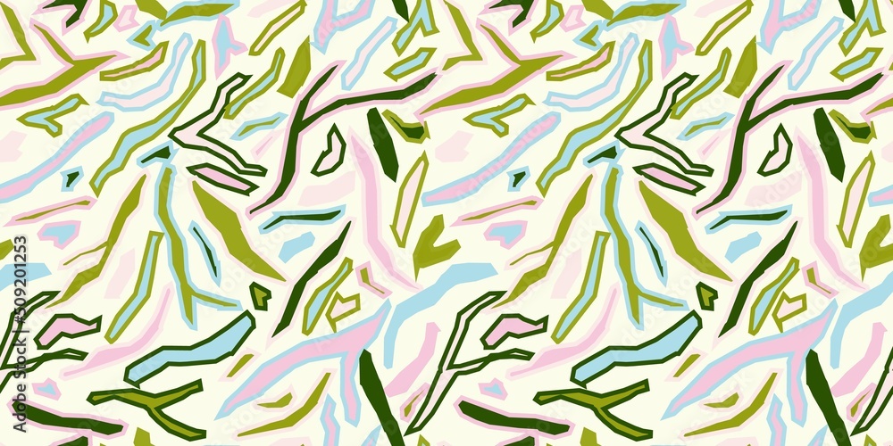 Abstract striped seamless pattern on white background. Colorful ragged waves animals tiger or zebra. Abstract striped seamless pattern on white background. Colorful ragged waves animals tiger or zebra.