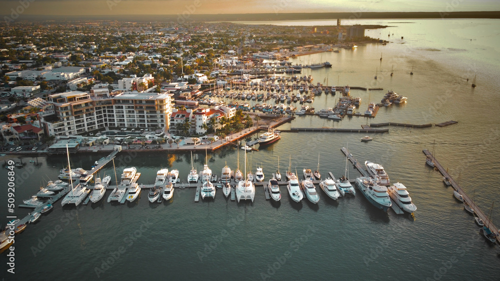 aerial view, Marina