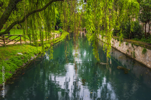View of the Salvi Garden in Vicenza, Veneto, Italy, Europe, World Heritage Site