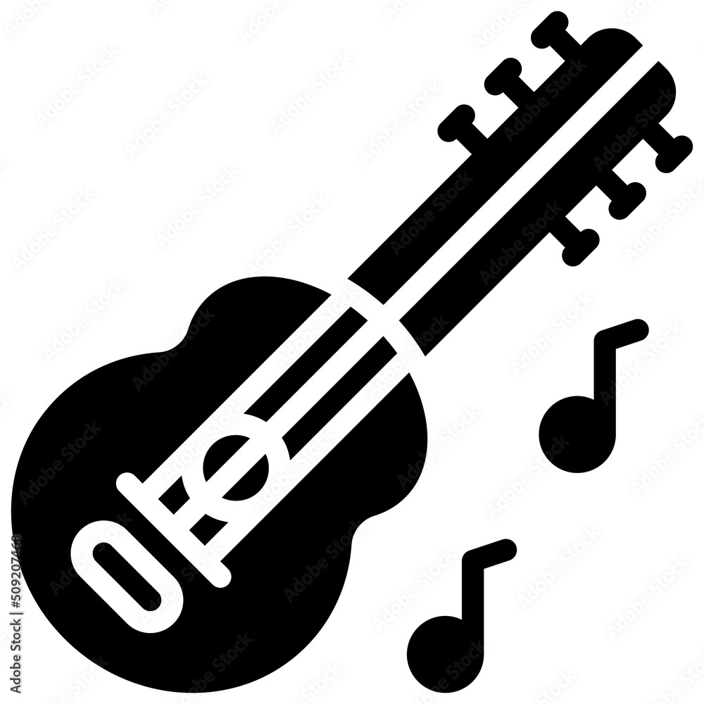 Guitar icon, Festa junina related vector Guitar icon, Festa junina related vector