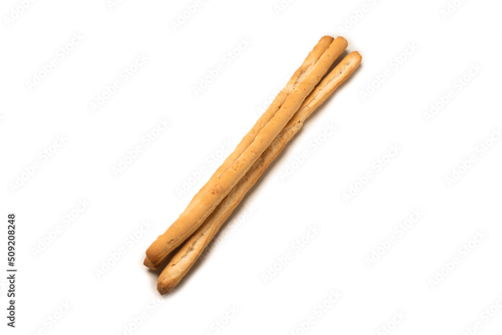 Bread sticks isolated on white background. Bread sticks isolated on white background.